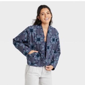 Universal Thread Blue Quilted Jacket
